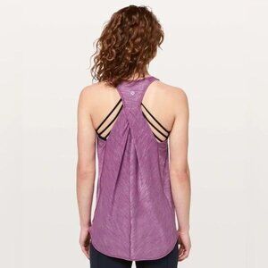LULULEMON | Essential Tank Heathered Vintage Plum Size 6